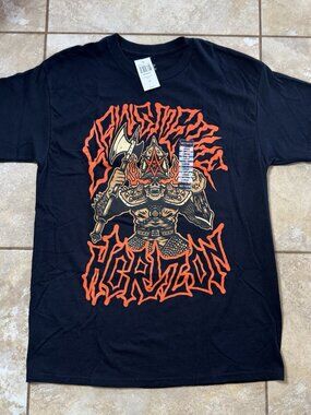 Bring Me The Horizon Axe Slinger Two-Sided T-Shirt LARGE New